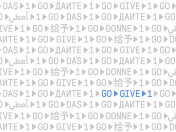 go give one