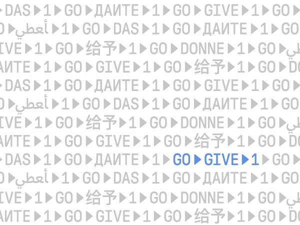 go give one